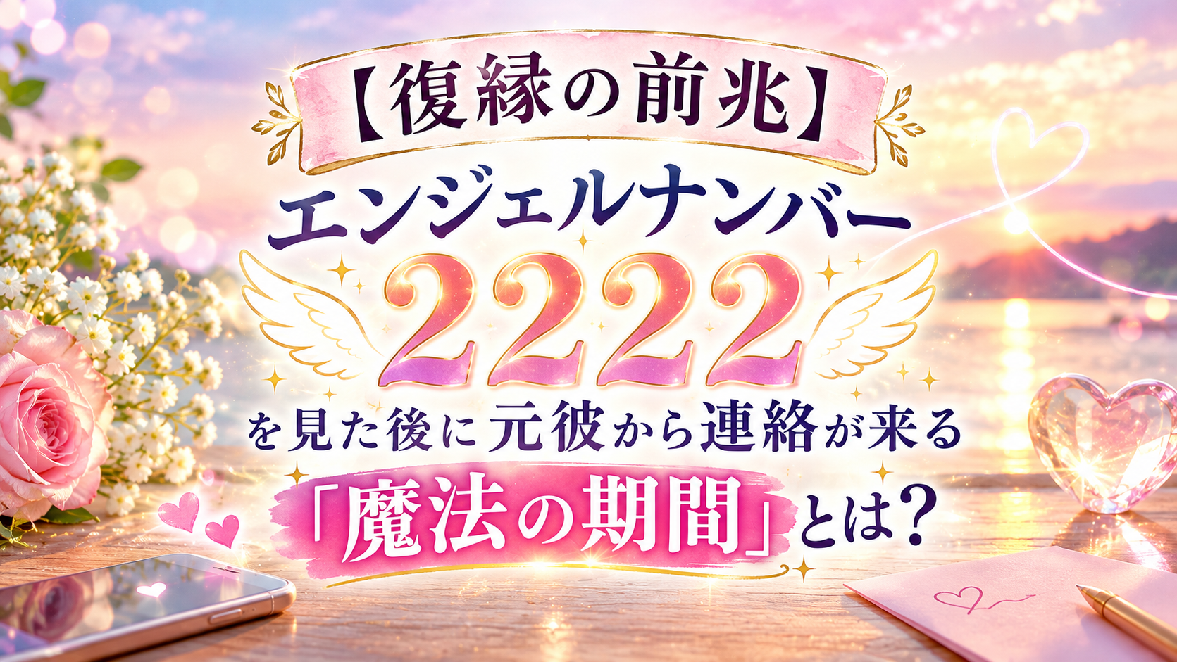 エンジェルナンバー2222復縁